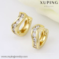 C211264--29484 Xuping Promotion dubai Mode Chine Wholesale Bijoux plaqué or Bijoux 14K plaqué or Huggie Boucles d&#39;oreilles